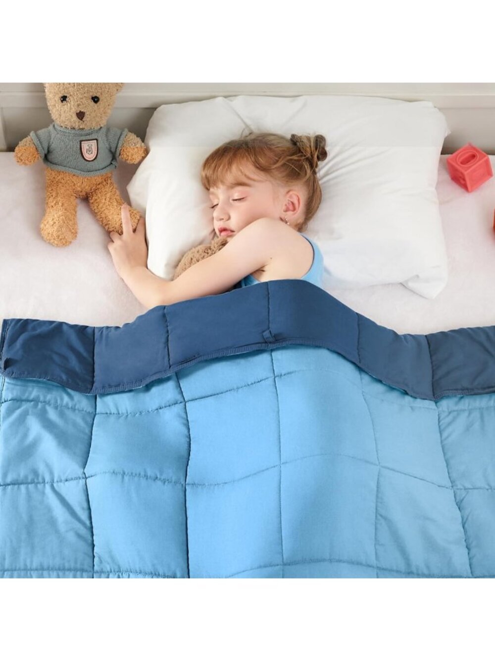 10lb Cooling Weighted Blanket for Sleep, Twin Size Heavy Throw, 40"x60" Gift